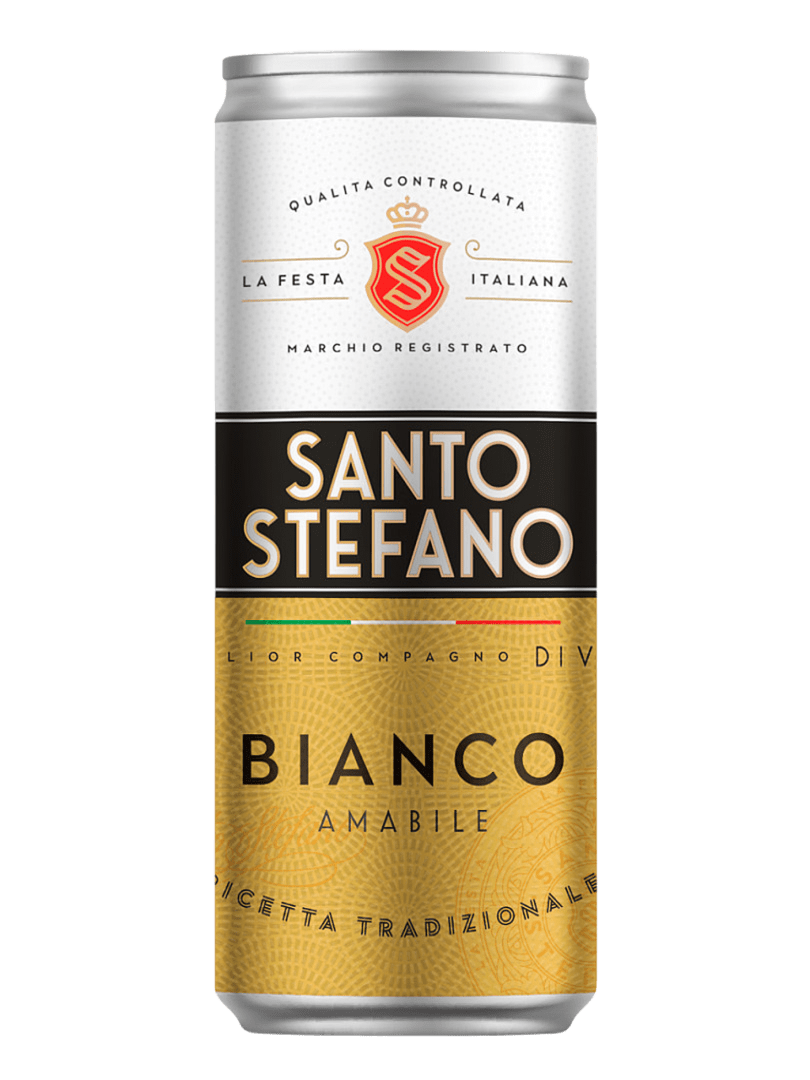 Этикетка для игристого вина "Santo Stefano"