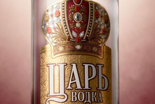 Этикетка для водки "Царь"