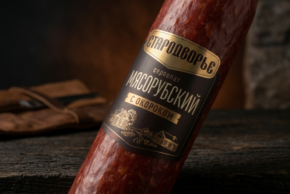 Этикетка для колбасы "Стародворье"