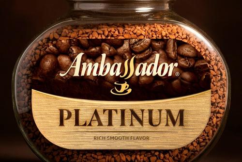 Этикетка для кофе "Ambasador"