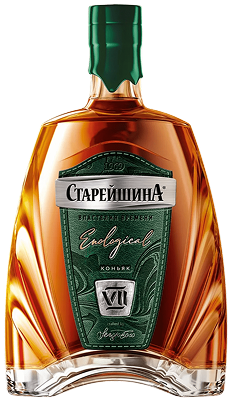Этикетка для коньяка "Старейшина"
